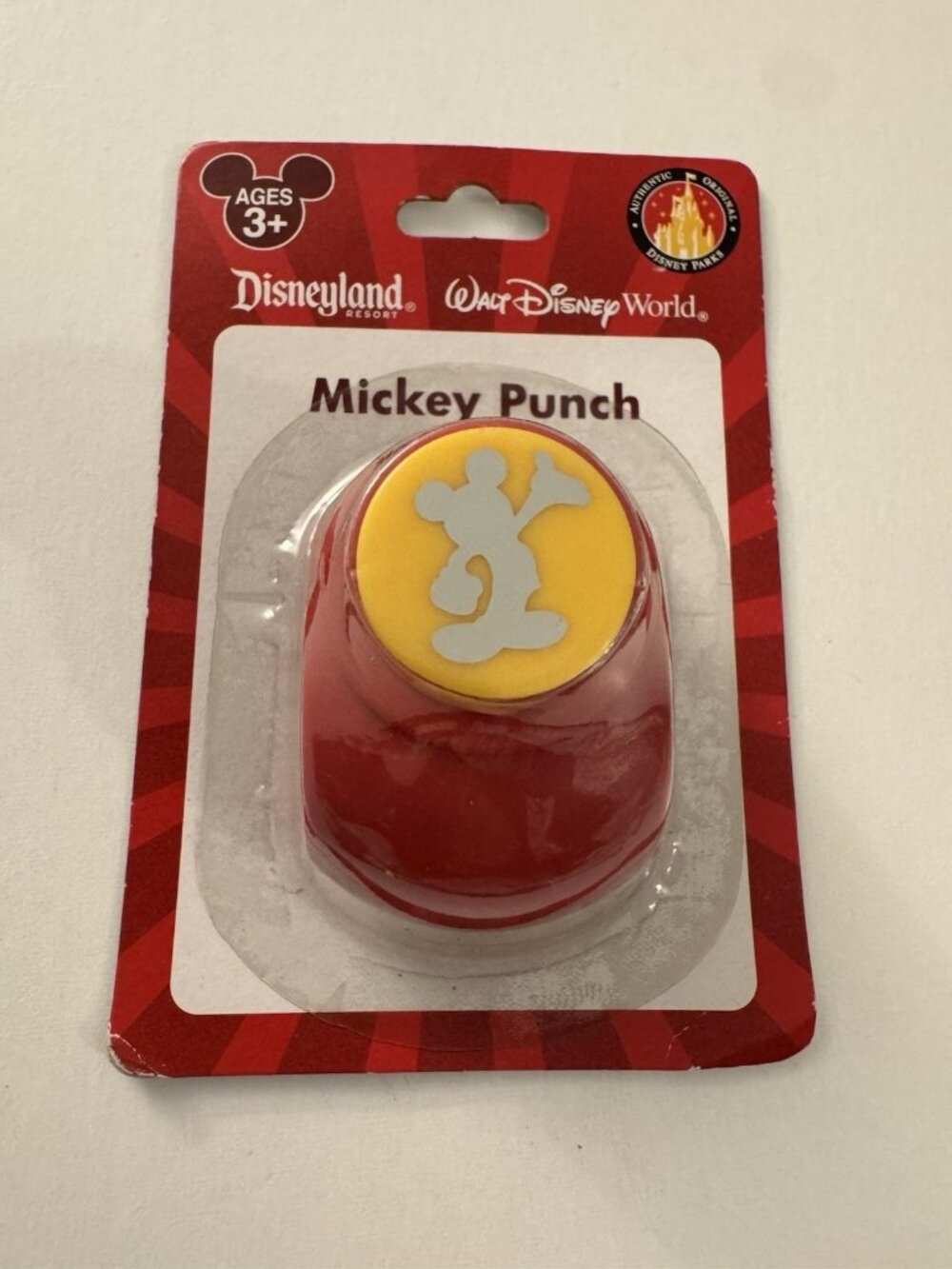 Mickey Paper Craft Punch Walt Disney World Disneyland B34